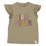 Polera-Manga-Corta-Algodon-Organico-Niña-Girl-Power