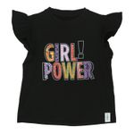 Polera-Manga-Corta-Algodon-Organico-Niña-Girl-Power