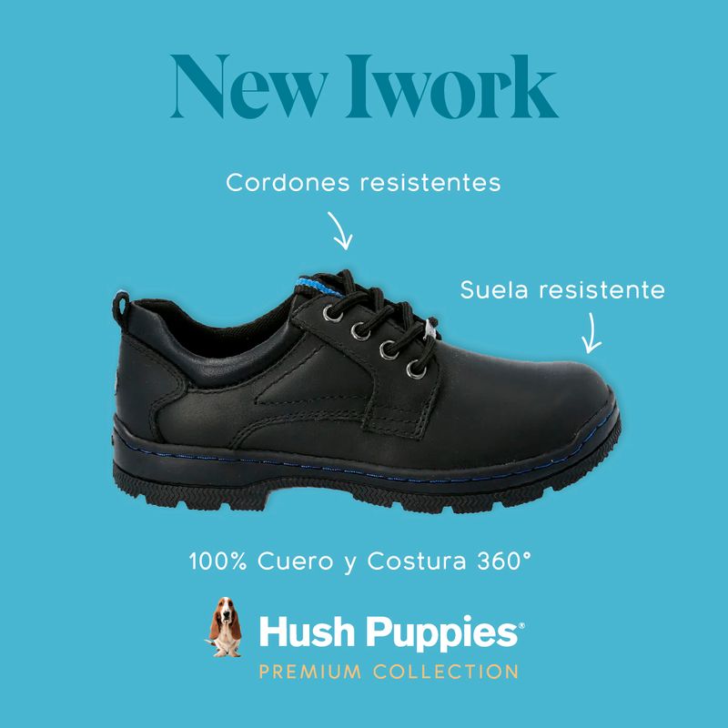 Zapato Colegio De Cuero New I Work [41-44]-Hush Puppies Chile - Hush  Puppies Kids