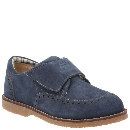 Zapato Cuero Niño Roman Azul