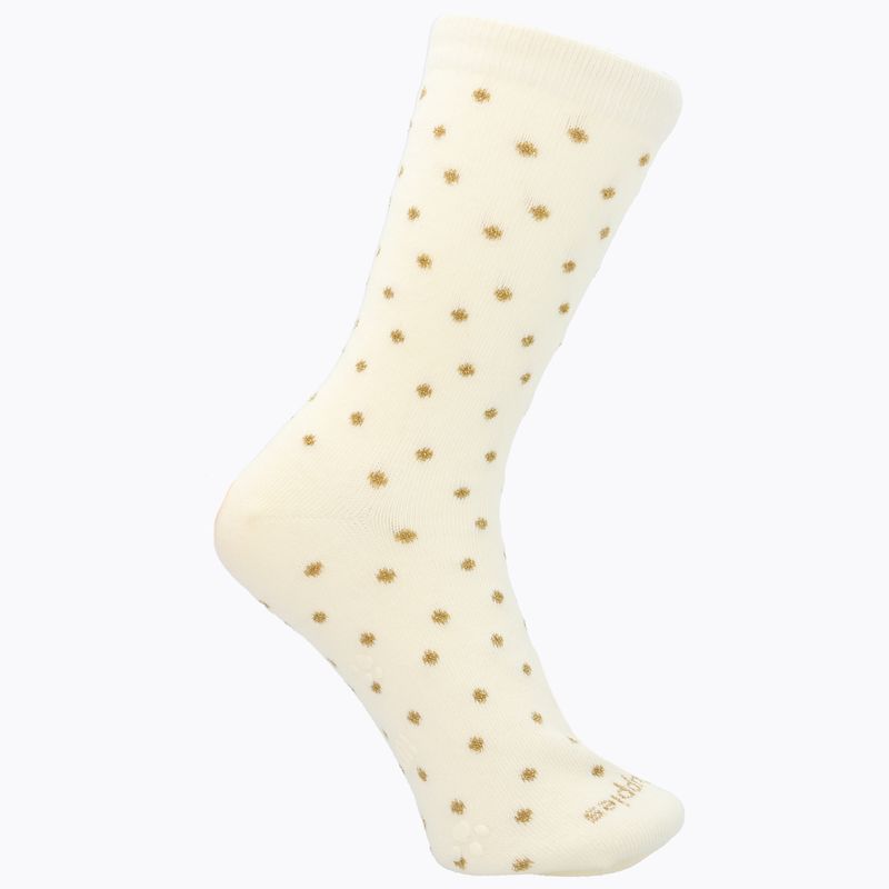 CALCETIN-ALGODON-NIÑA-C-LUREX-DOTS-BEIGE-CRUDO-HUSH-PUPPIES