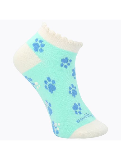 Calcetin Algodón Niña Ped St Paws Azul Hush Puppies