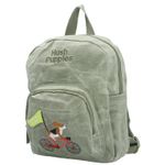 MOCHILA-CANVAS-ENGRASADO-NIÑO-BIKE-BACKPACK-VERDE-HUSH-PUPPIES