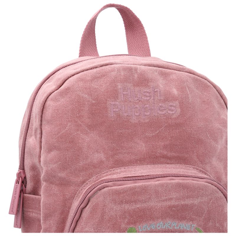 MOCHILA-CANVAS-ENGRASADO-NIÑA-WORLD-BACKPACK-ROSADO-HUSH-PUPPIES