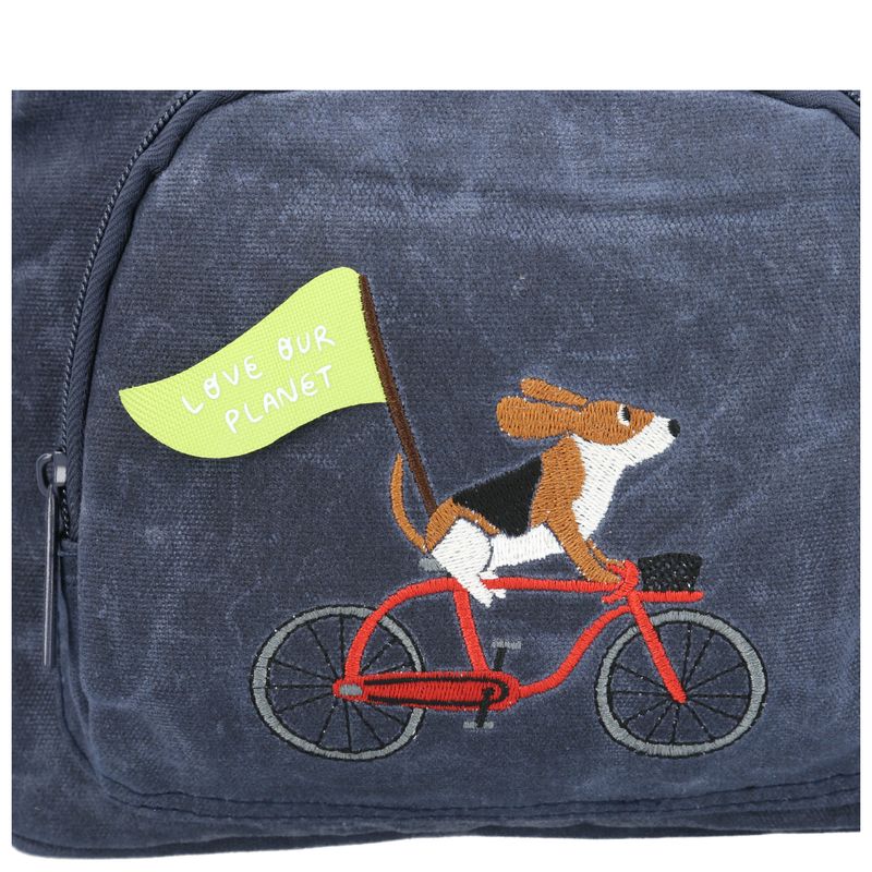 MOCHILA-CANVAS-ENGRASADO-NIÑO-BIKE-BACKPACK-AZUL--HUSH-PUPPIES