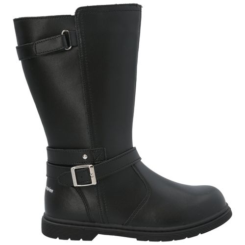 Bota Cuero Niña Lynox  Negro