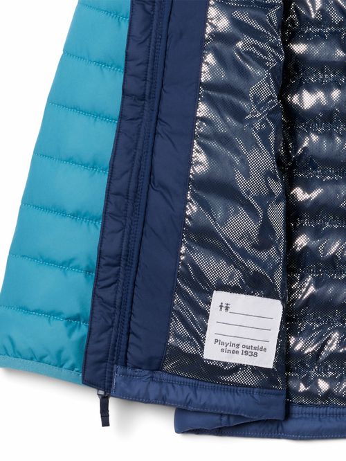 Chaqueta Niño Powder Lite Azul Columbia