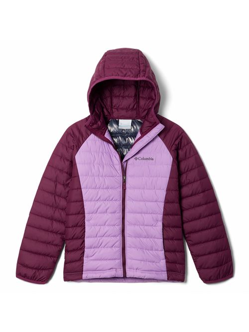 Parka Niña Powder Lite Rosado Columbia