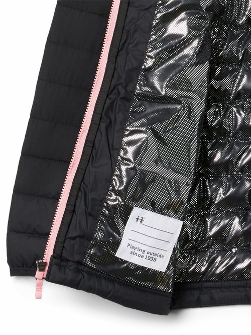 Parka Niña Powder Lite Negro Columbia