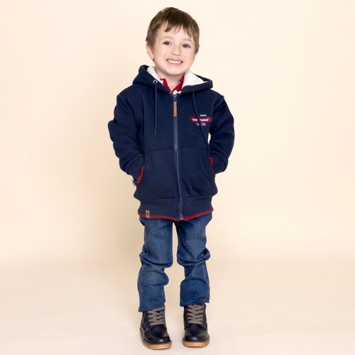 Polerón Niño Logan Azul Marino