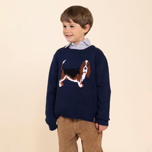 Chaleco Niño Basset Azul Marino