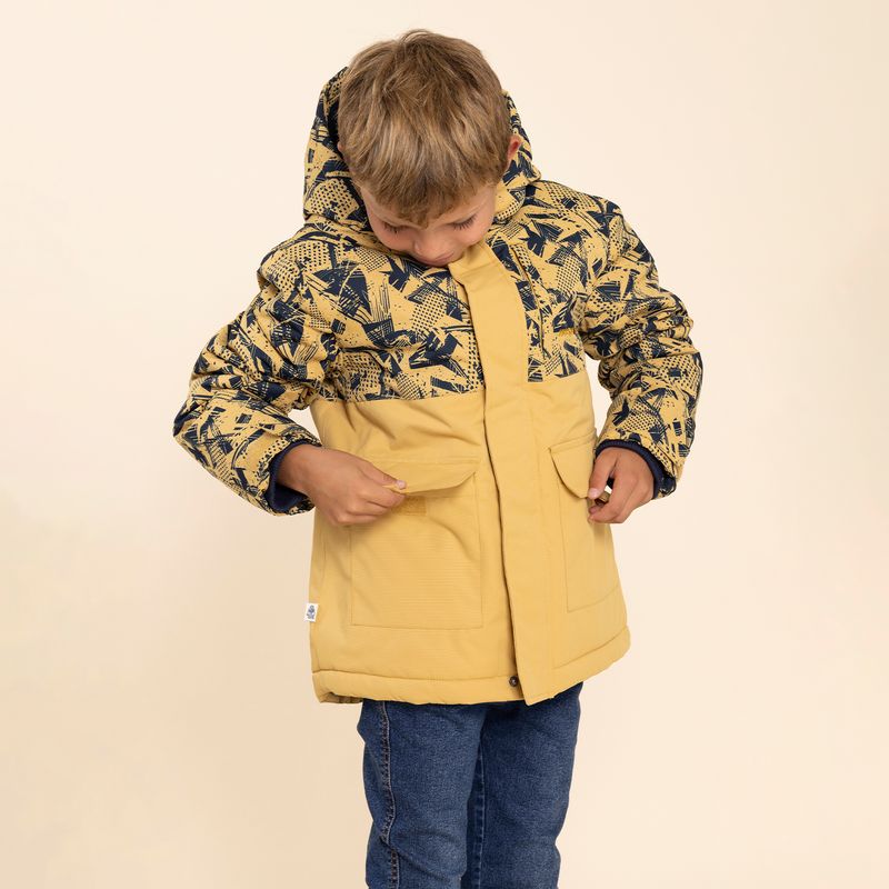 Parka-Waterproof-Niño-Silvestre-Amarilla