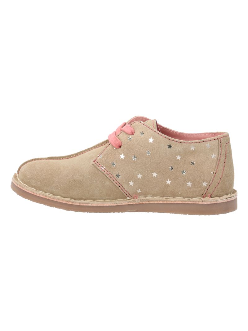 Zapato-Cuero-Niña-Lynton-Beige