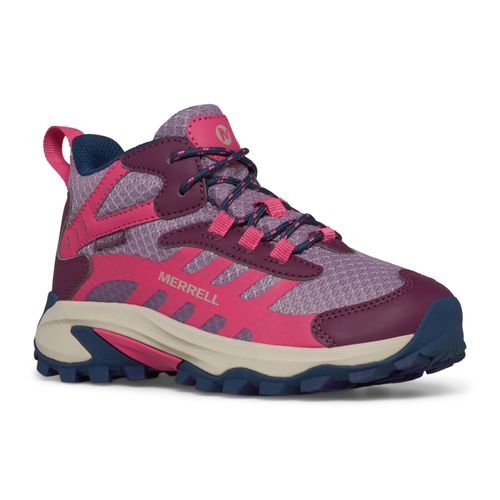 Zapatilla Niños Moab Speed 2 Waterproof Berry Merrell
