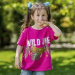 Polera-Manga-Corta-Algodon-Organico-Niña-Wild