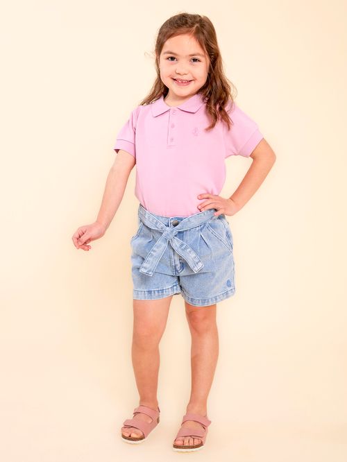 Short Niña Verbena Denim