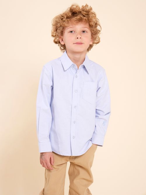 Camisa Niño Oxford Celeste