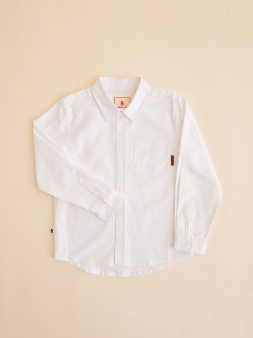 Camisa Niño Oxford Blanco