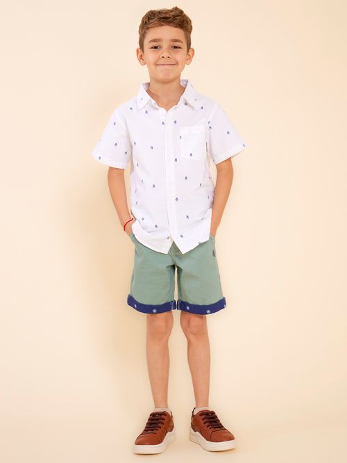 Camisa Niño Hush Blanco