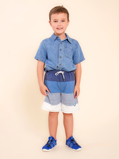 Traje De Baño Niño Surf Navy