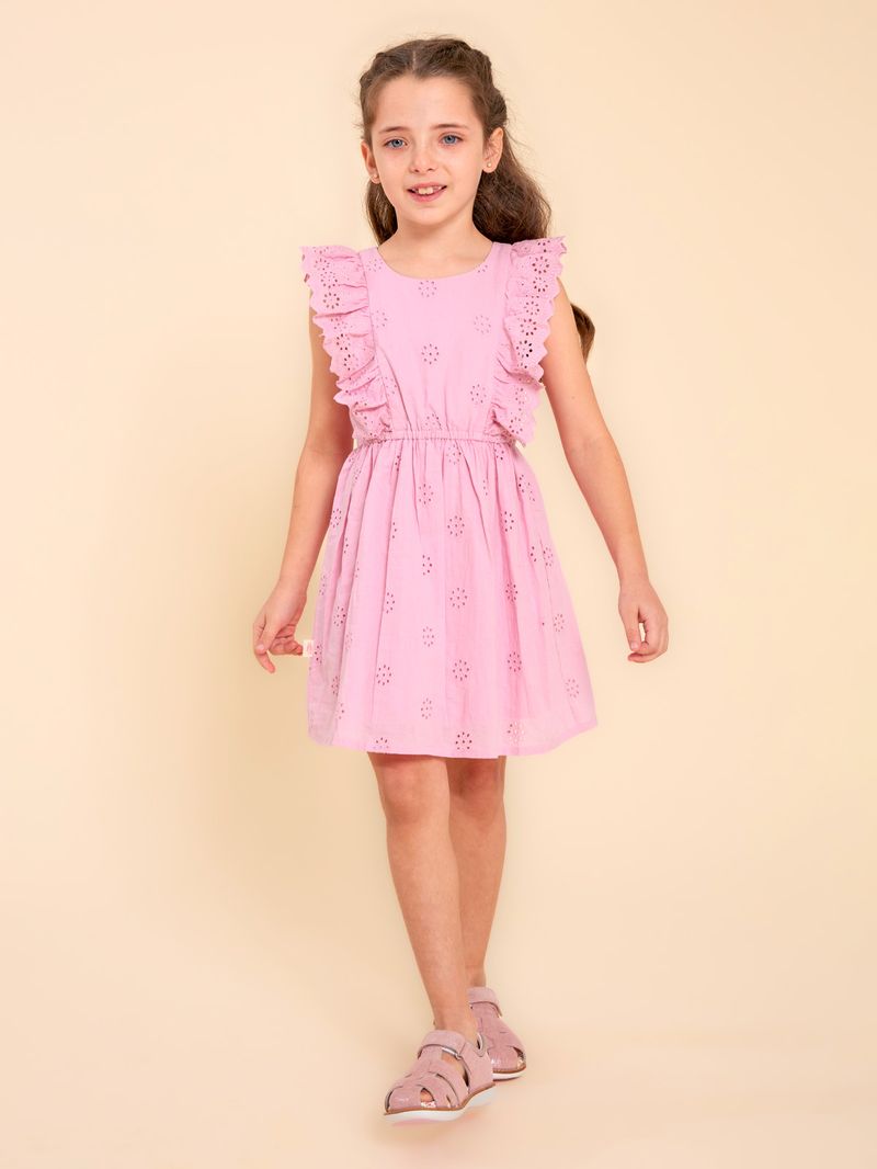 Vestido-Niña-Manuela-Rosado