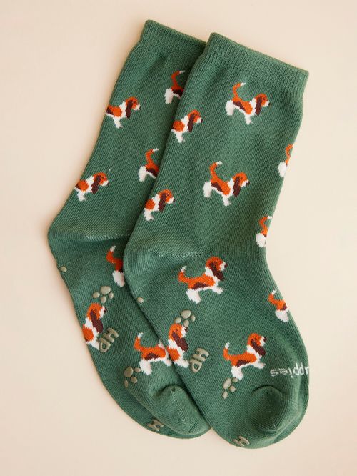 Calcetin Algodón Niño C Basset Gris Hush Puppies