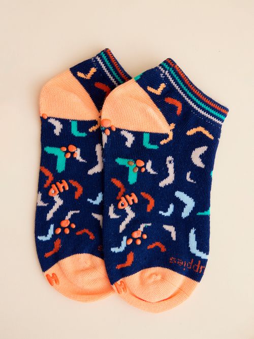 Calcetin Algodón Niño Ped Boomerang Azul Hush Puppies