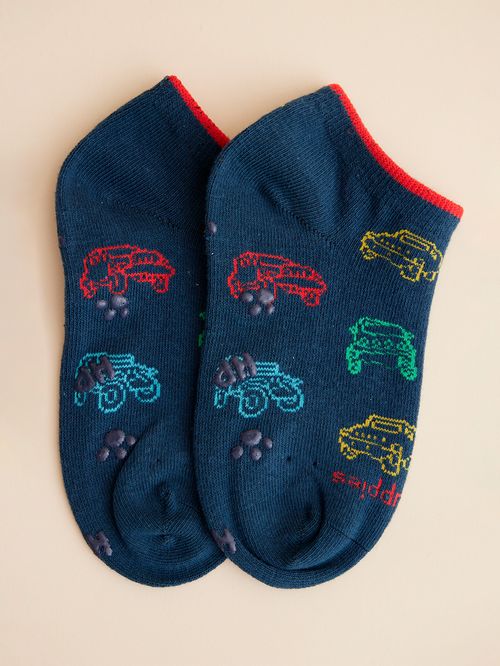 Calcetin Algodón Niño Ped Jeep Azul Hush Puppies