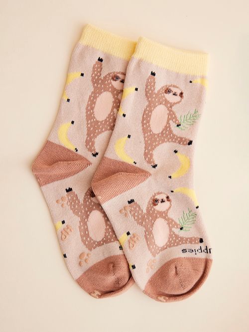 Calcetin Algodón Niño C Banana Gris Hush Puppies