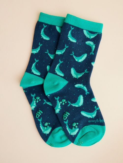 Calcetin Algodón Niño C Whale Azul Hush Puppies