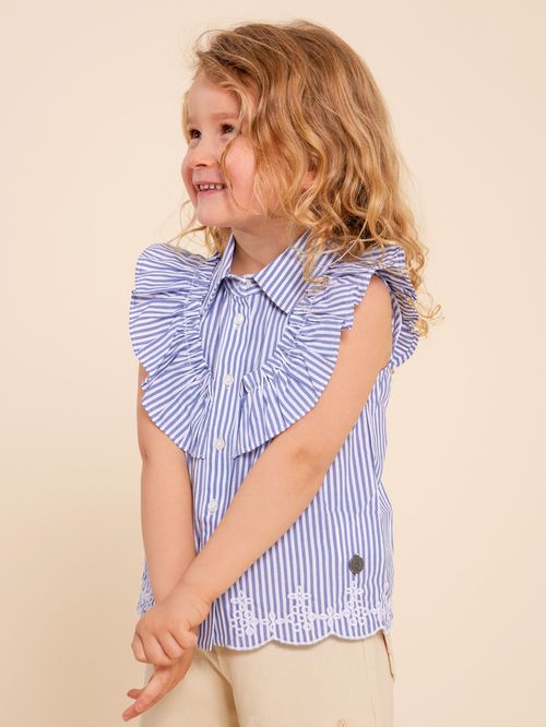 Blusa Niña Elisa Azul