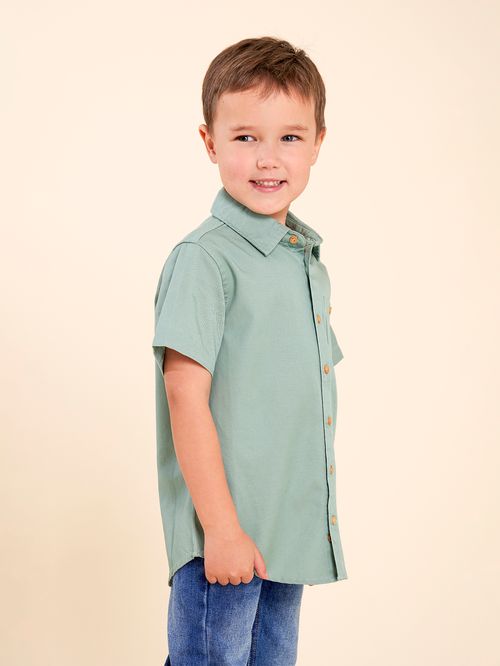 Camisa Niño Wild Verde