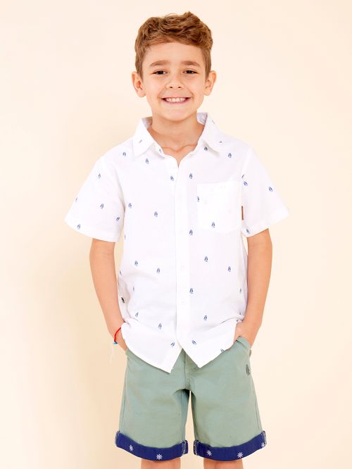 Camisa Niño Hush Blanco