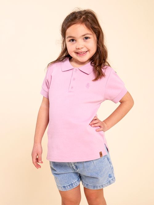 Polera Niña Springboks Rosado