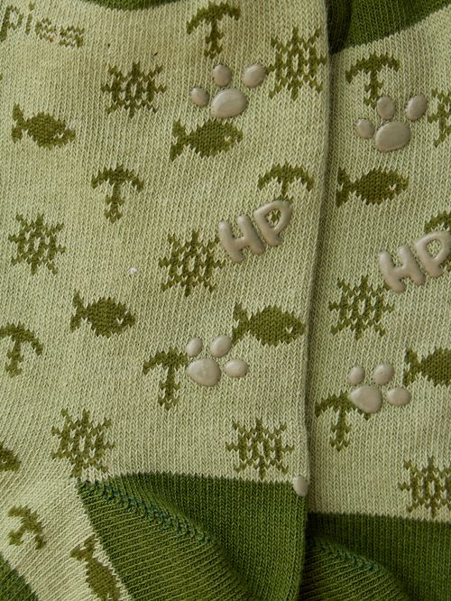 Calcetin Algodón Niño Ped Anchor Verde Hush Puppies