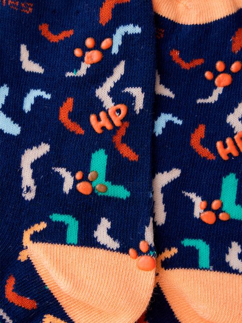 Calcetin Algodón Niño Ped Boomerang Azul Hush Puppies