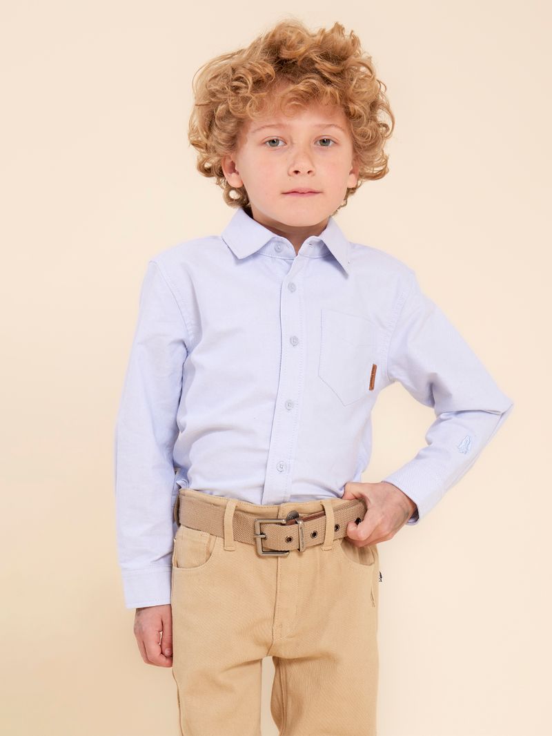 Camisa-Niño-Oxford-Celeste