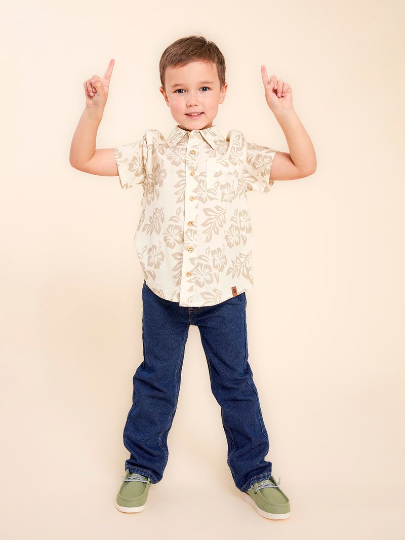 Camisa-Niño-Hibisco-Beige