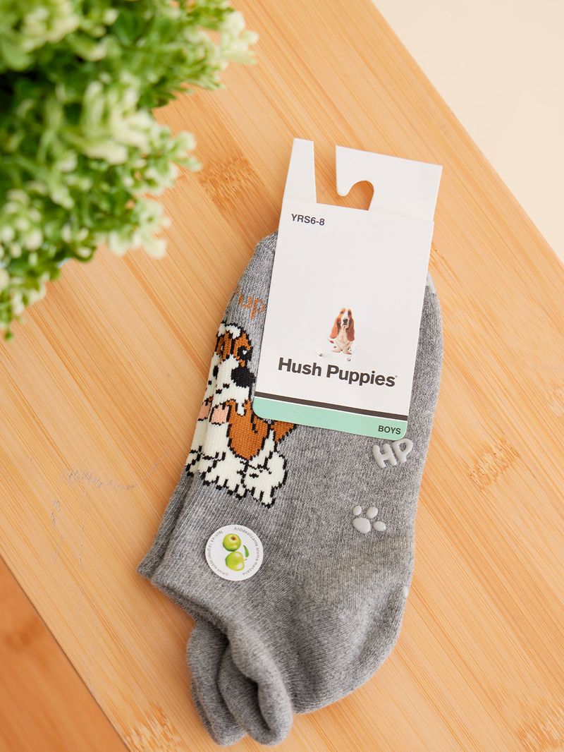 Calcetin-Algodon-Niño-Ped-Sportdog-Gris-Hush-Puppies