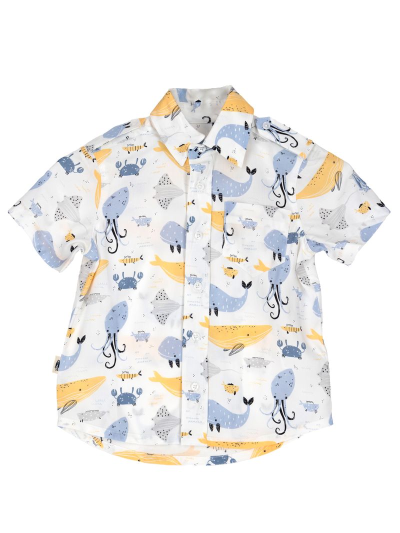 Camisa-Niño-Guayabera-Amarillo