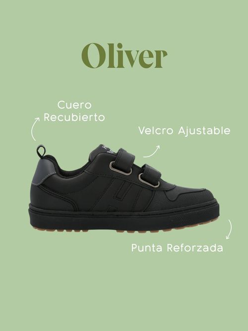 Zapatilla Velcro Colegio Oliver [30-34]