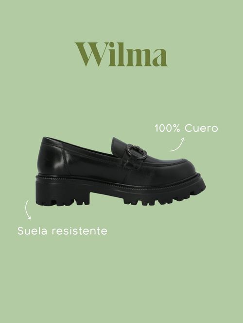 Mocasin Escolar Cuero Niña Wilma