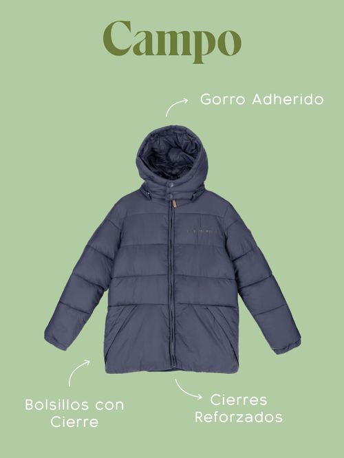 Parka Escolar Campo Navy