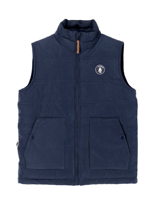 Parka Sin Manga Waterproof Escolar Navy