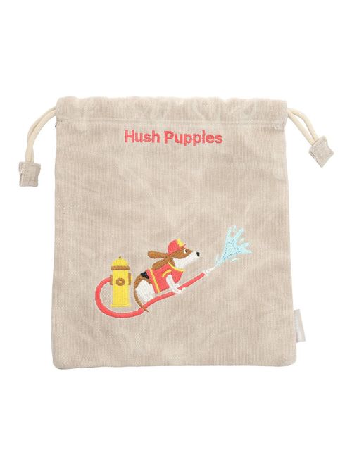 Bolsa Canvas Engrasado Niño Fireman Snackbag Beige Hush Puppies