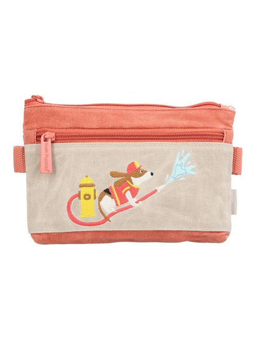 Estuche Canvas Engrasado Niño Fireman Pencilcase Beige Hush Puppies