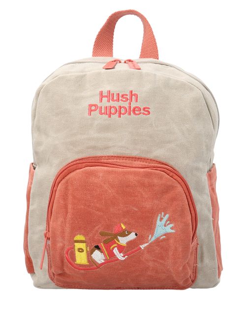 Mochila Canvas Engrasado Niño Fireman Back Beige Hush Puppies