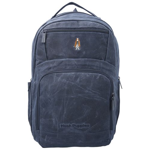 Mochila Canvas Engrasado Niño Basset Backpack  Azul  Hush Puppies