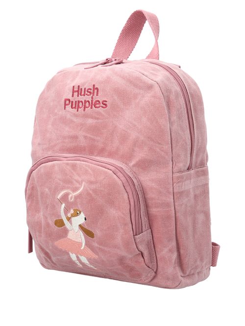 Mochila Canvas Engrasado Niña Ballerina Back Rosado Hush Puppies