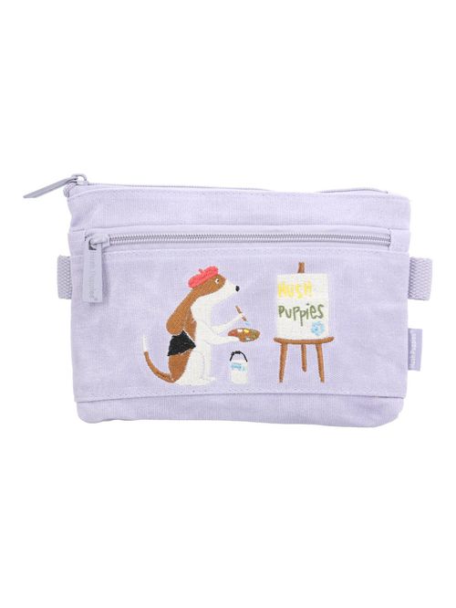 Estuche Canvas Engrasado Niña Artist Pencilcase Morado Hush Puppies